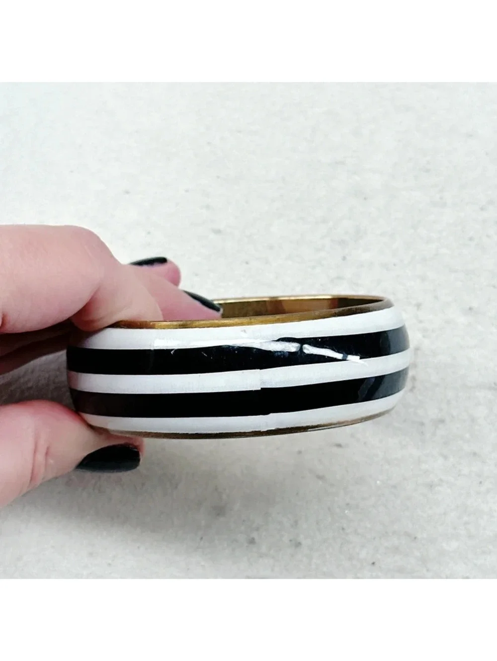 86a. S Initial Bracelet Preloved Monogram